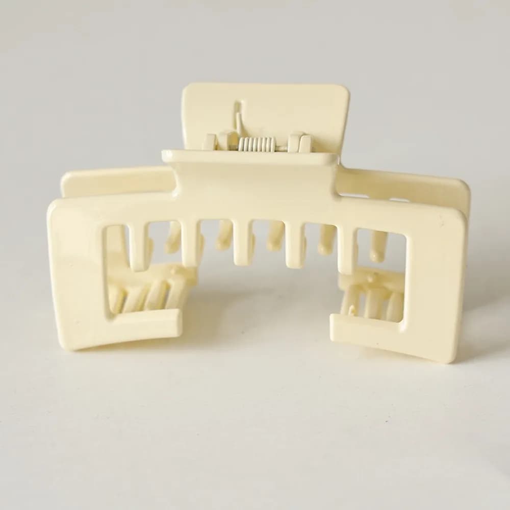 New Large Size Hat Claw Clips Non-Slip Design Square Design Cap Clips Matte Finish Strong Hold Claw Clips Thin Hair
