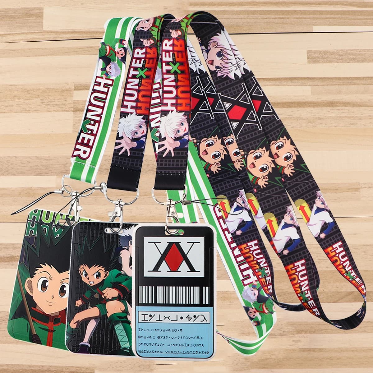 Anime Killer Neck Strap Lanyard for Keys Keychain Badge Holder ID Credit Card Pass Hang Rope Phone Charm Anime Accessories