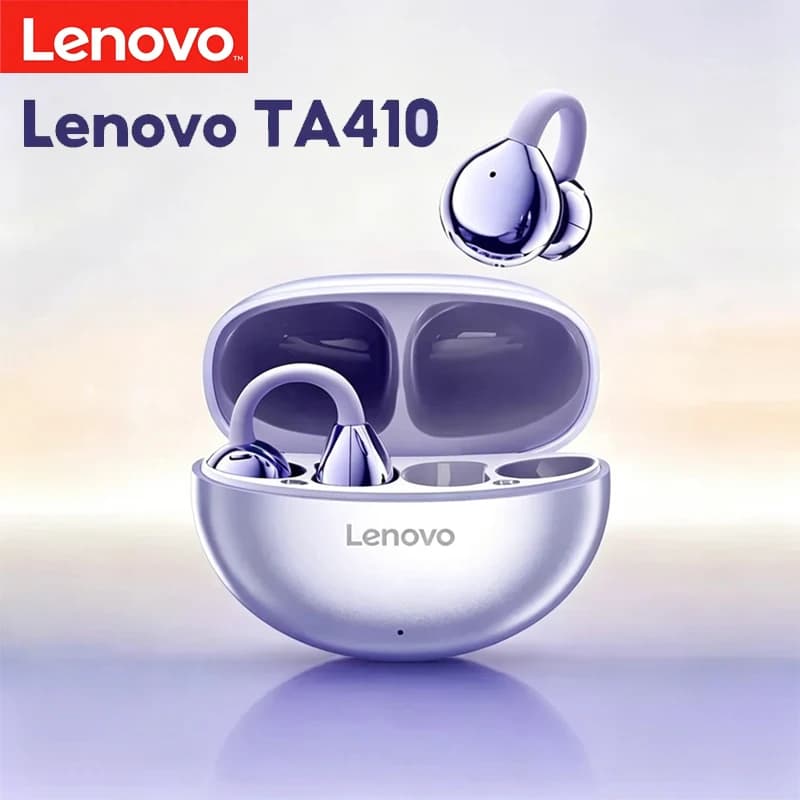 Nuovi auricolari wireless da gioco Lenovo TA410 TWS Effetti sonori spaziali panoramici Lunga durata della batteria Cuffie Bluetooth con voce HD