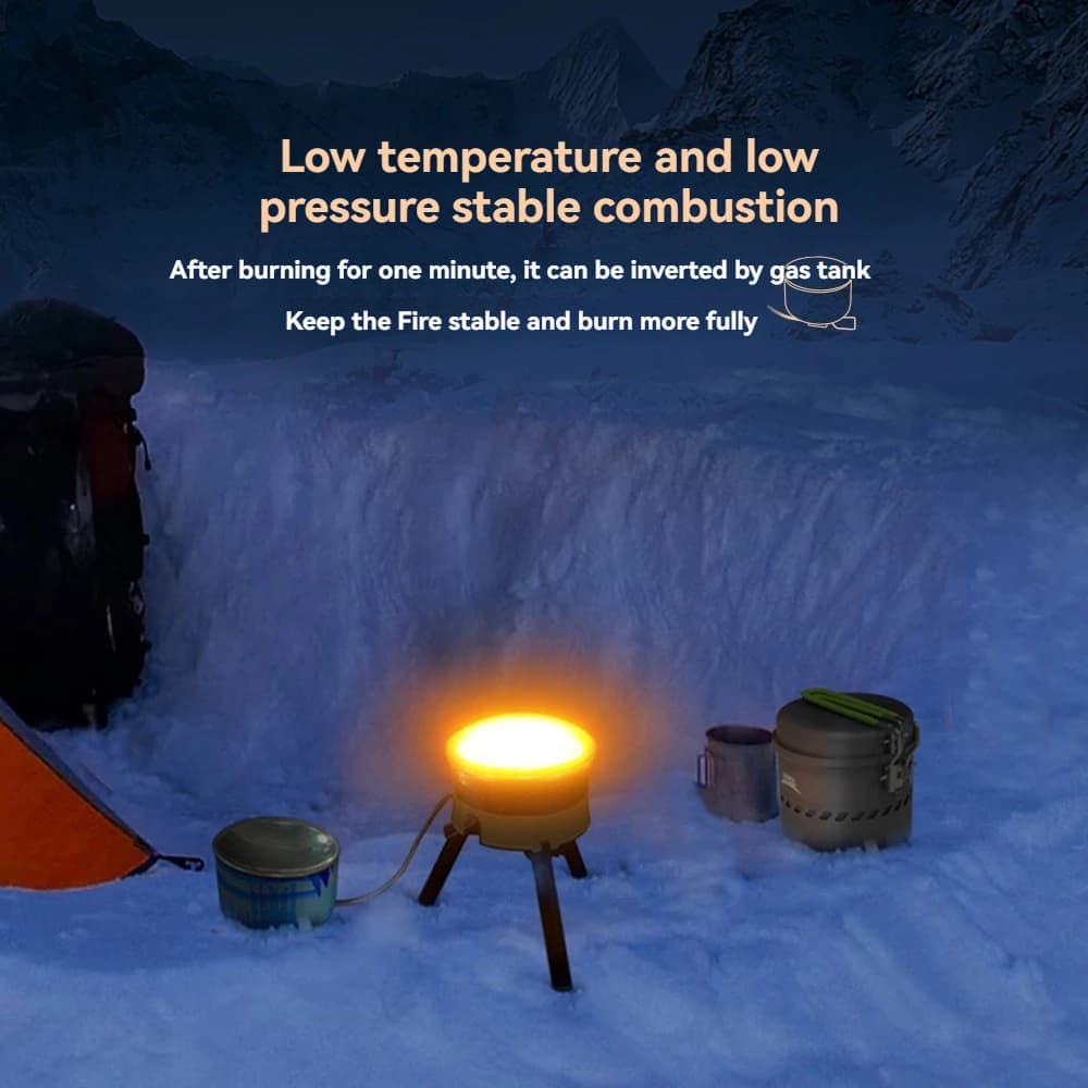 BRS-TS19 1900W Portable Reactor Stove System Windproof Heat Collection Cooking Set Jet Burner Pot Backpacking Camping Outdoor