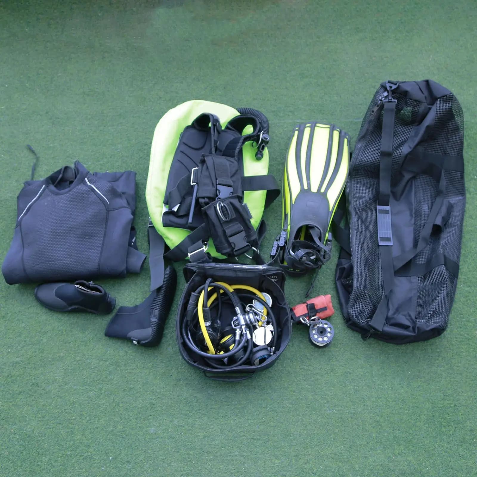 Waterproof Underwater Dive Bag, Snorkeling Net Bag, Equipment Bag, for Water Sports, Travel and Beach Use