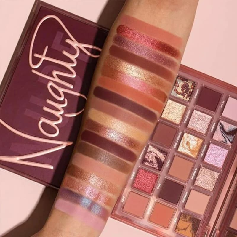 Reverse Rose Eyeshadow Palette 18-Color– Matte, Shimmer & Glitter Sparkle, Highly Pigmented Princess Shades, All-in-One Makeup