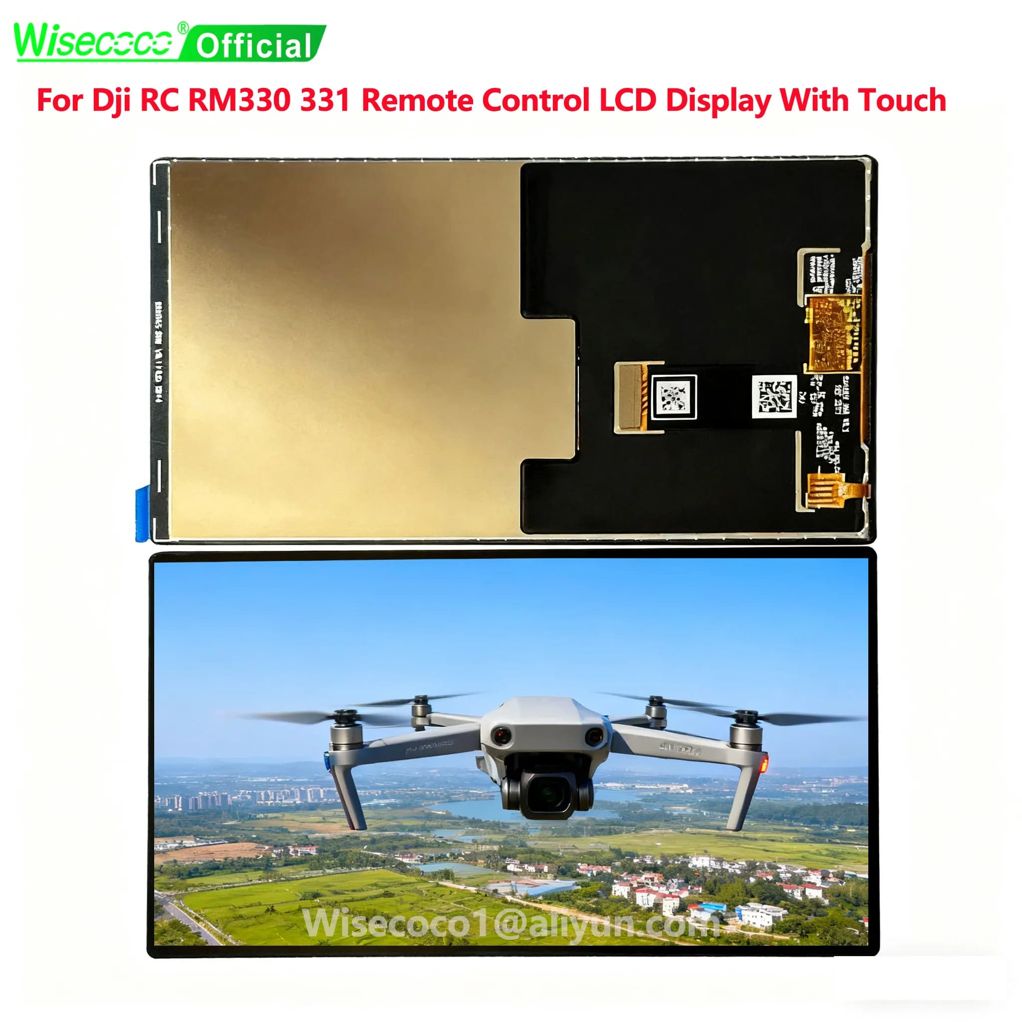 For Dji RC/RC2 RM330 RM331 Remote Control LCD Display Touch Digitizer Air 3 Mini 4 Pro Panel Replacement Assembly SMI550-B66/D66