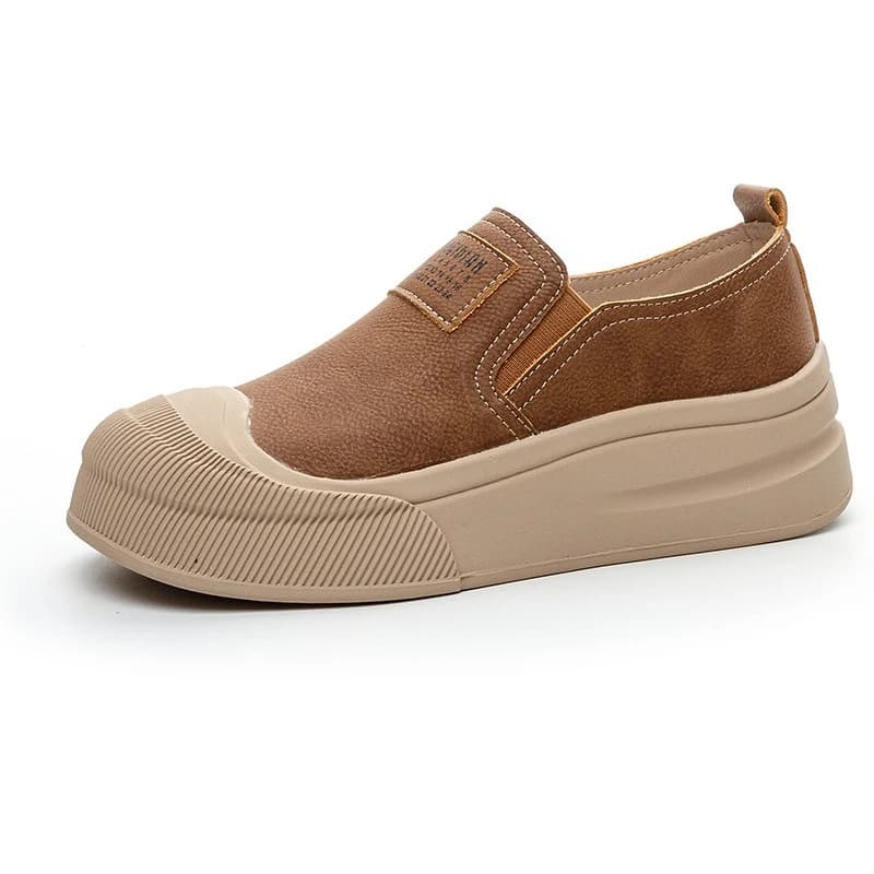 CICIYANG 2026 Primavera Nuovo di Grandi Dimensioni 42 43 Scarpe Basse con la suola Spessa Scarpe Da Pescatore In Vera Pelle Femminile Casual Mocassini