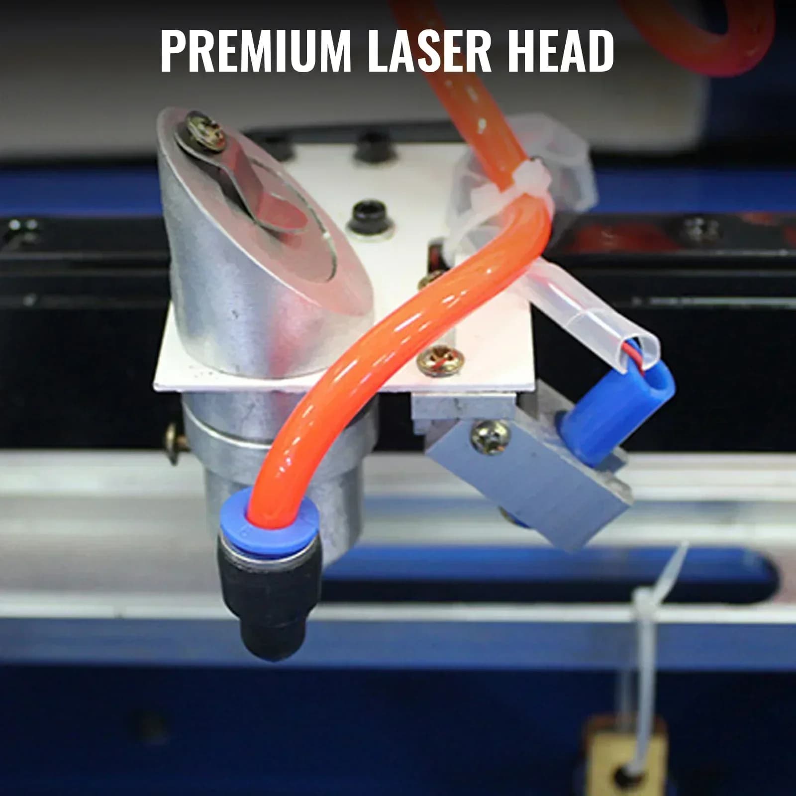 VEVOR 50W Laser Engraver Laser Engraving Machine CO2 400*300MM Water Cooling System Cutting Leather Clothing Model