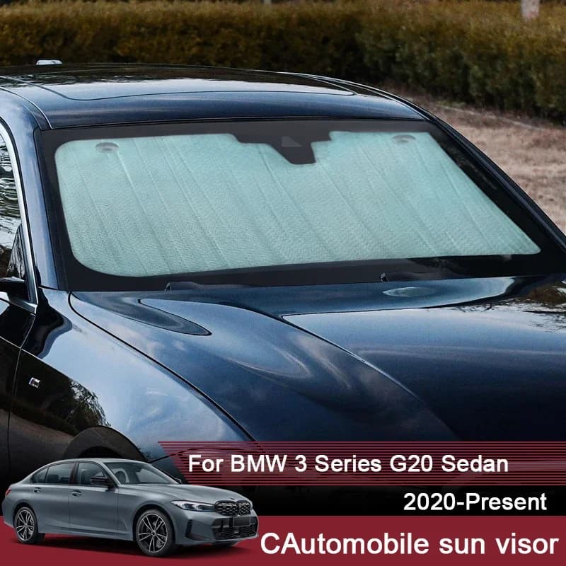 Auto Parasole Copertura di Protezione UV Per BMW Serie 3 G20 Berlina 2020-2025 Tenda Della Finestra Visiera Parasole Parabrezza Protezione Accessori