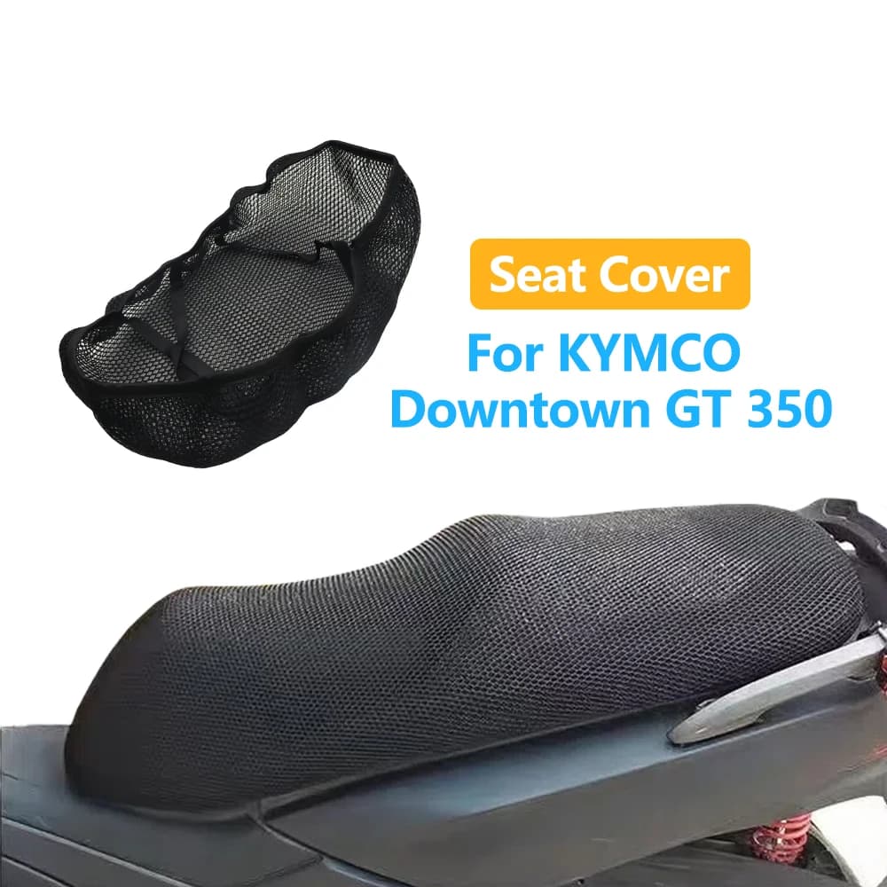 Per KYMCO Downtown GT350 GT 350 Accessori Moto Mesh Traspirante Cuscino del Sedile Sella Protezione Antiscivolo Coprisedile