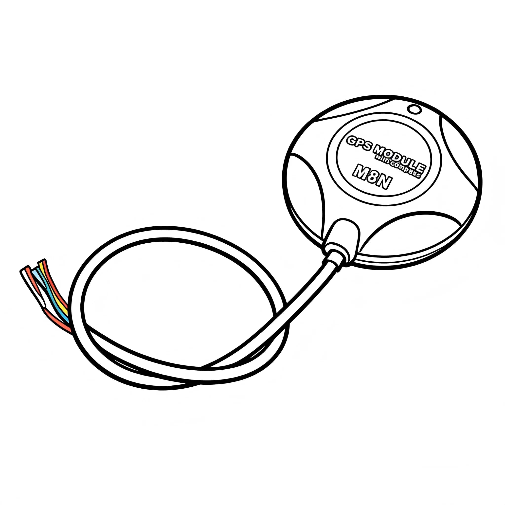 DroneHub M8N M9N M10 GPS con bussola esterna IST8310 per PIXHawk 2.4.8 Pixracer R15 RC Quadricottero Aereo Barca