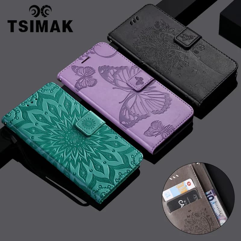 Leather Case for Xiaomi Redmi Note 12 12S 12C Phone Cover Flip Wallet Paper Wallet for Little C65 X6 F6 M6 Pro 4G Fundas