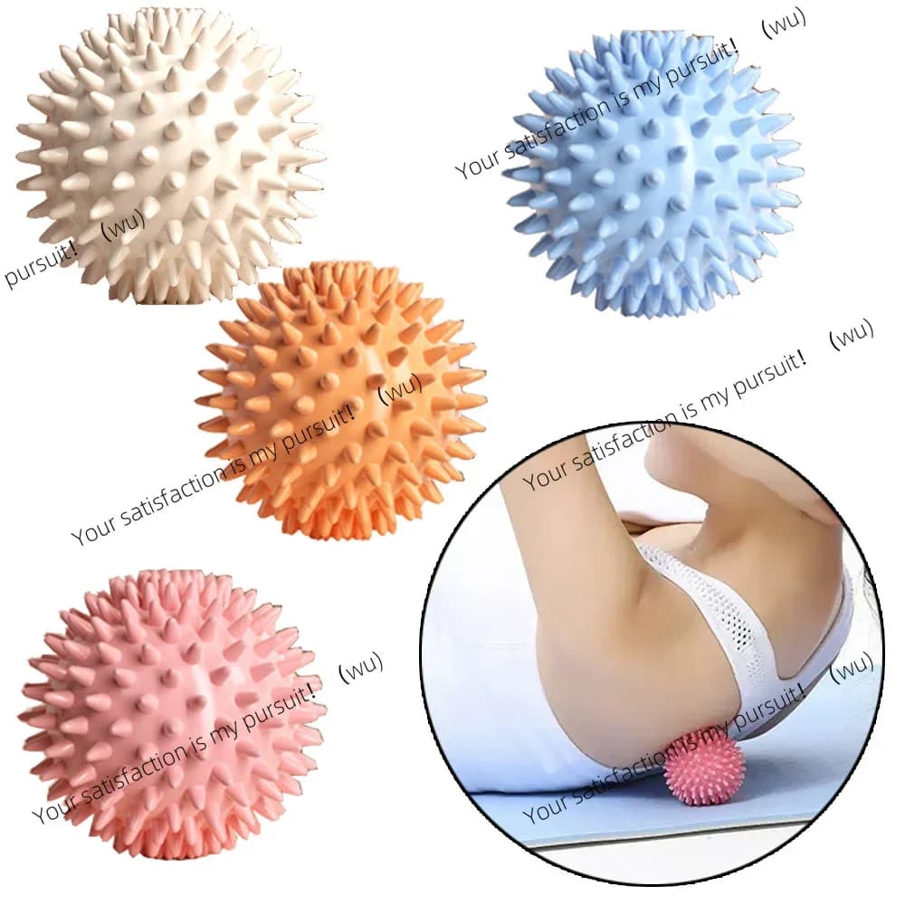 Durable PVC needle-punched massage ball relieves hand and foot pain and plantar fasciitis