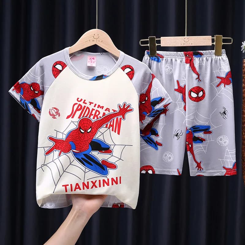 Set pigiama Marvel per bambini - Pigiami Disney per ragazzi e ragazze, vestiti per bambini, pigiama comodo Infantil Menino
