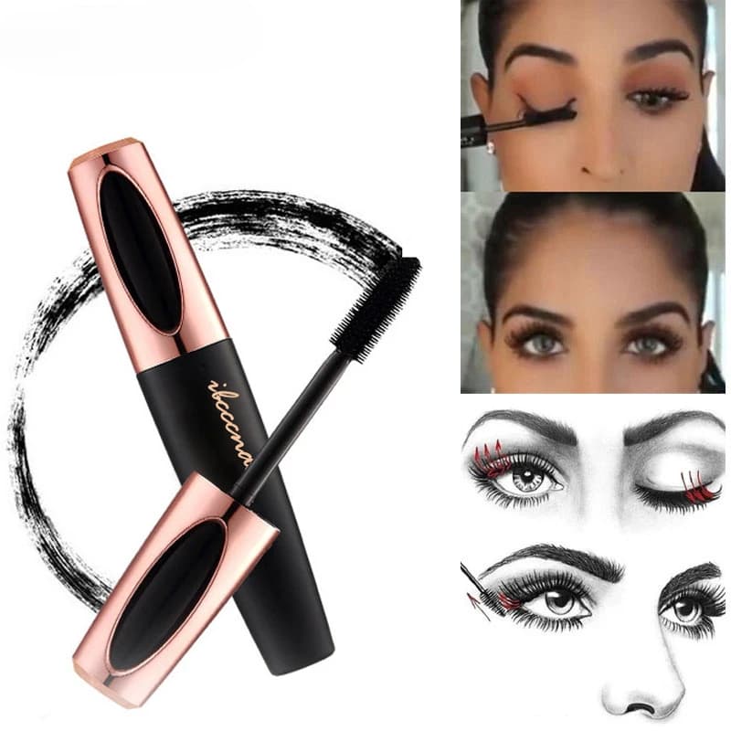 1 pcs 4D Mascara Slim Thickness Mascara Length Eyeliner Waterproof Long Riches Brush for Silicone Eyeliner Tools