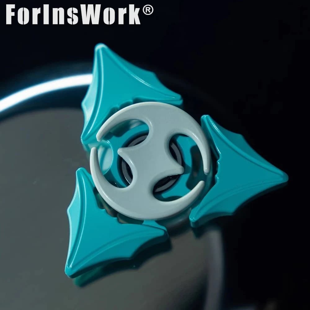 Spinner Fidget Speed Fidget Spinner a tre strati con pipistrello EDC Spinner con punta delle dita Giocattolo antistress EDC alla moda