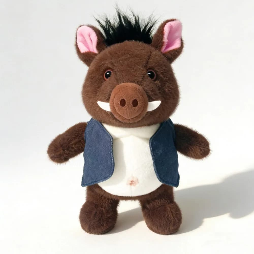 New Design Soft Pig Stuffed Animal Plush Pillow Cute Pig Pattern Plush Toy 12.2inch Emotional Support Stuffed Animals Plush