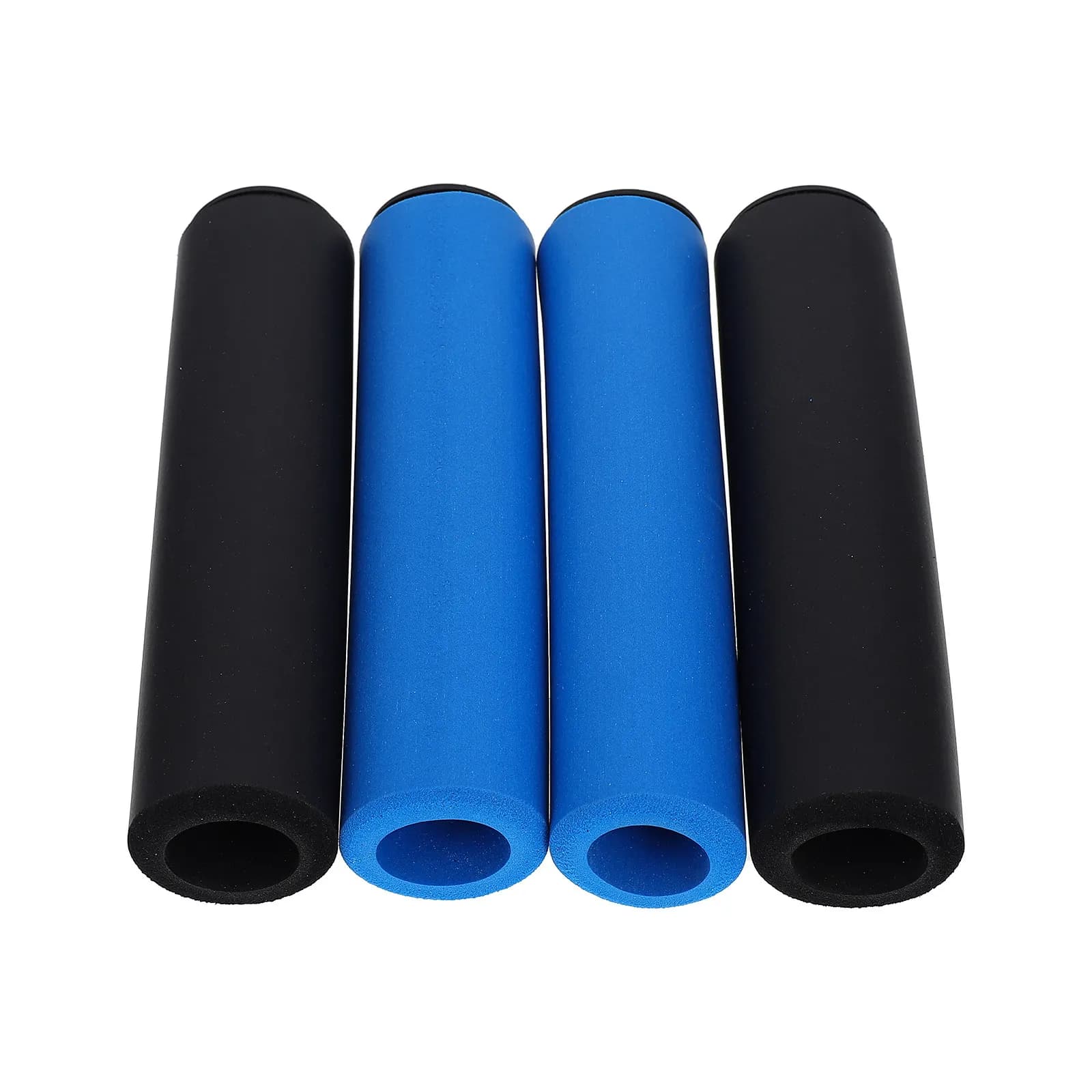 2 paia di coperture per manubrio in spugna per bici, antiscivolo, che assorbono il sudore, supporto ergonomico, morbido e imbottito, adattamento rapido, compatto, per ciclismo