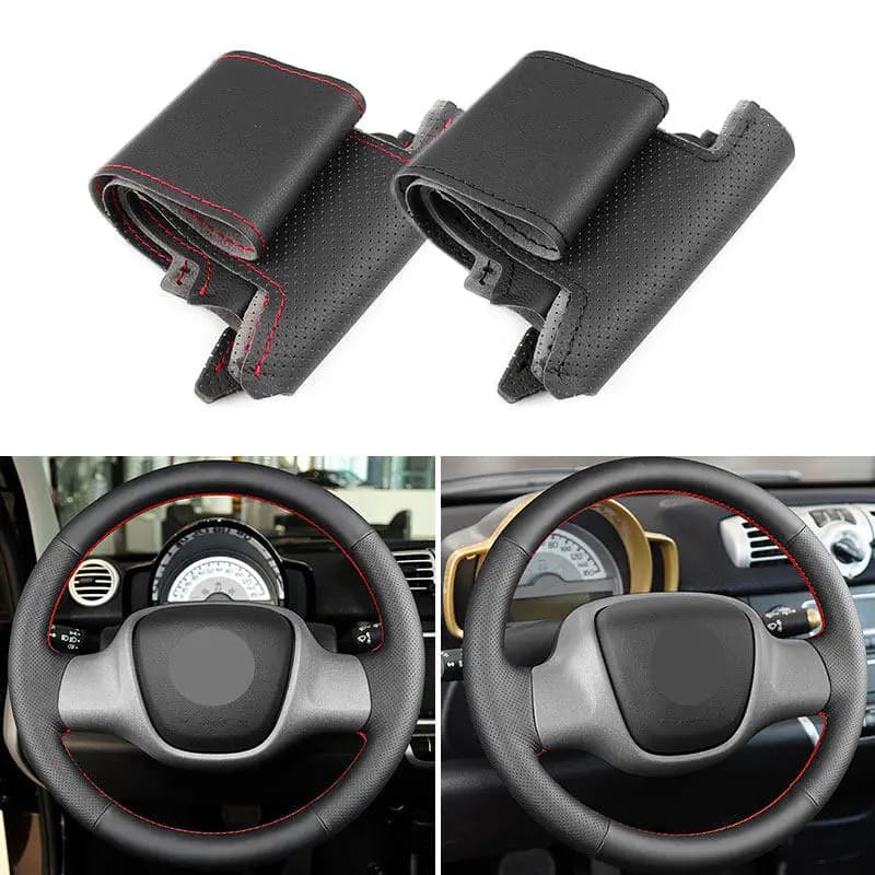 For Smart Fortwo 451 2009 2010 2011 2012 2013 2014 2015 Interior accessories for 2-ray cars Flyer Microfiber leather cover