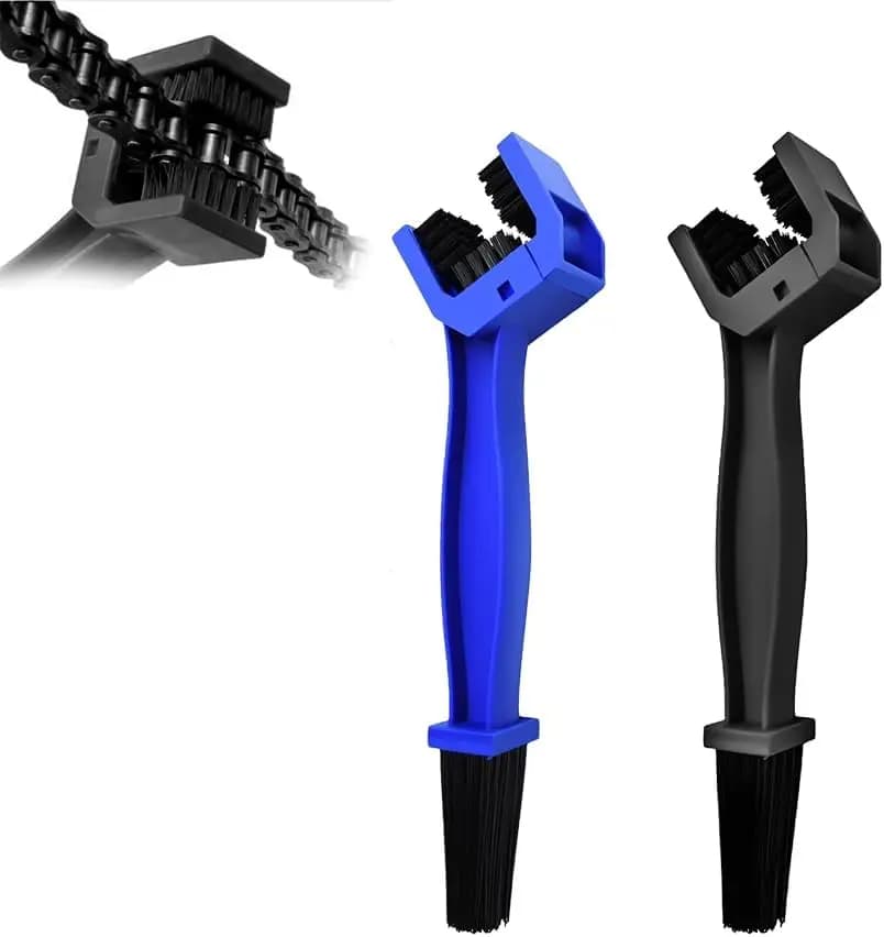 2 PCS Bike or Motorcycle Chain Washer, Brush Chain Degreaser for Bicycle Chain Brush Universal Bicycle Chain Cleaning Brush Tool