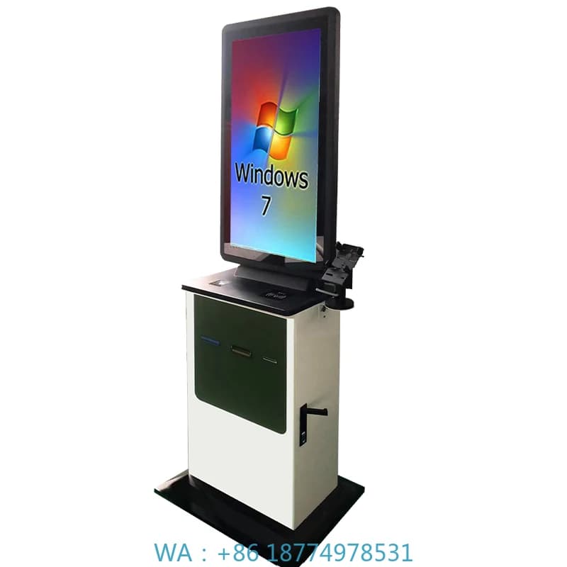 Dispenser Lettore NFC Quiosco di pagamento autonomo per parcheggio Quiosco di pagamento automatico Macchina Stampante per ricevute Scheda scanner QR