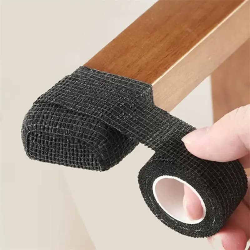 4/8 pezzi protezione per il pavimento delle gambe della sedia cuscinetti per mobili per pavimenti in legno sedia da scrivania gambe calzini antiscivolo nastro per le gambe che riduce il rumore