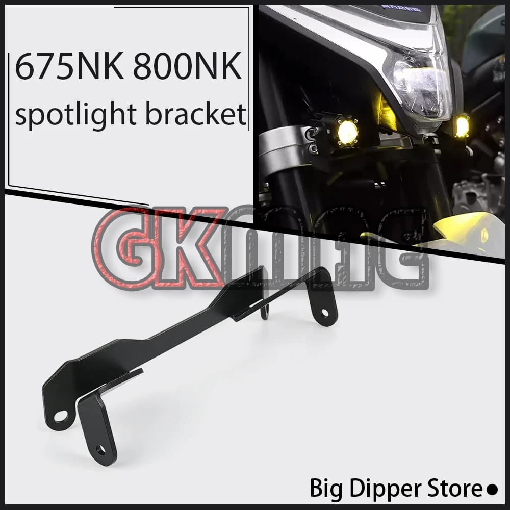 For CF moto 675NK 800NK Motorcycle Modification Spotlight Bracket Concealed Mounting Fog light Bracket For Front Spotlights