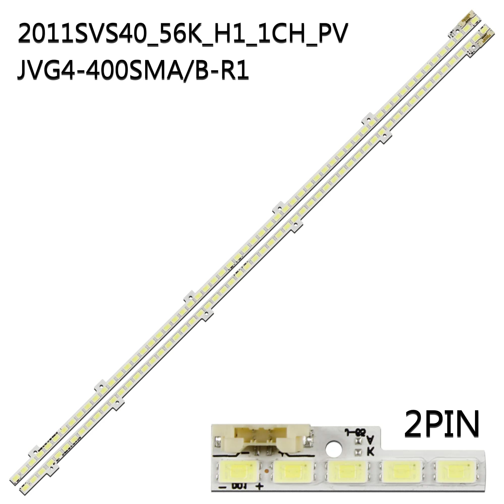 1/5/10 kit striscia LED UE40D5003BW UE40D5500RW UE40D5520RW UE40D6100SW UE40D5700RS UE40D5800VW UN40D5500 UE40D6000 JVG4-400SMB-R1