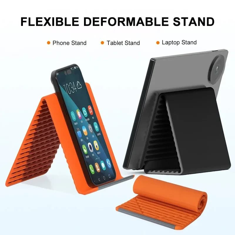 Flexible Deformable Device Stand Multi-Angle Adjustable Universal for Phone Tablet Laptop Portable Foldable Desktop Holder