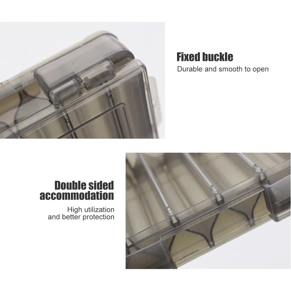 Hot Sale Storage Box Portable Delicate Design Double Face Fishing Equipment Box Storage Box for Artificial baits Fishing Accessories