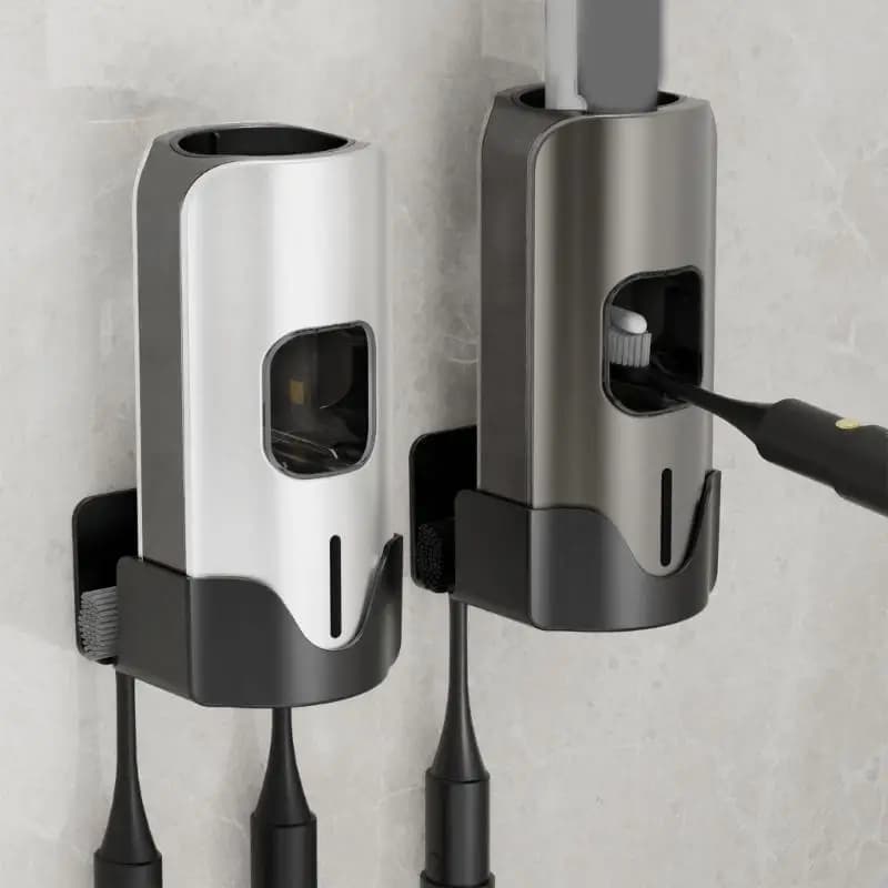 Automatic toothpaste dispenser with toothpaste wall mounting 3 level electric toothpaste