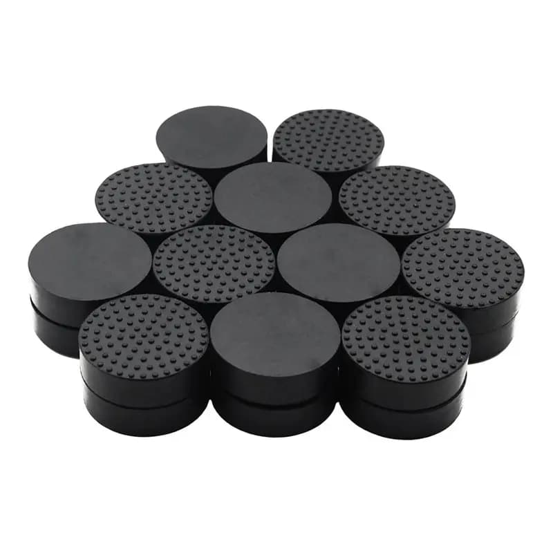 AT19-Stainless rubber vases lifter with 24 invisible feet package, improved non-slip surface grip for plants and flowers