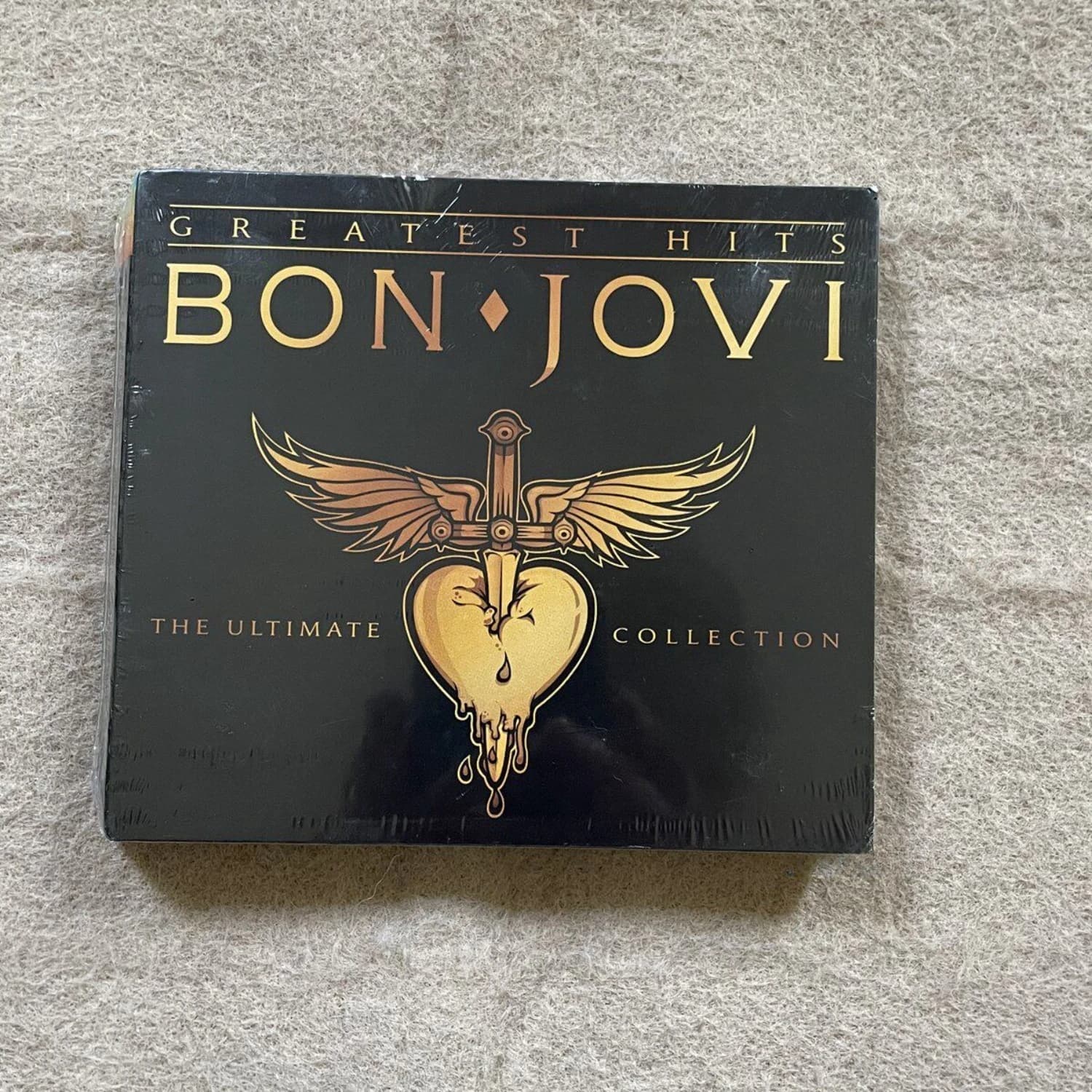 CD Audio Sigillato Bon Jovi Greatest Hits The Ultimate Collection, Hard Rock Pop, Suono Nitido, Collezione per Fan, Decorazione Artistica per la Casa