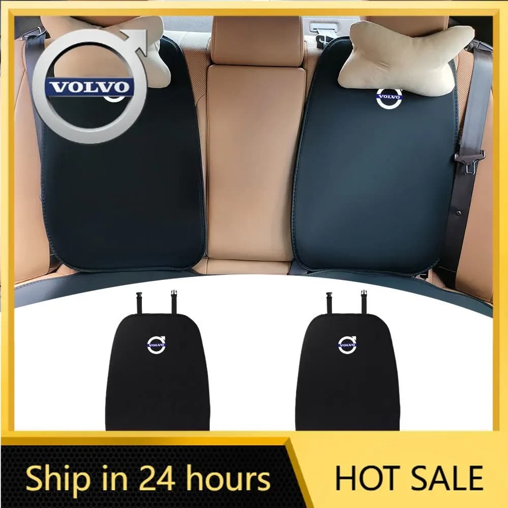 Nuovo 2026: Cuscino Lombare Antiscivolo per Sedile Auto con Emblemi Volvo, per Volvo Rdesign T6 AWD C30 C70 S40 S60 S70