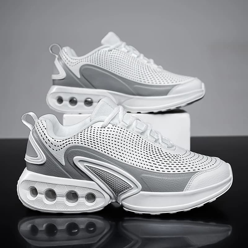 Nuove scarpe da ginnastica casual da uomo scarpe sportive da basket ammortizzanti per uomo moda sneaker in pelle PU scarpe da ginnastica da palestra traspiranti da uomo