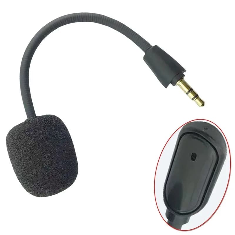 Microfono cablato di ricambio A33T da 3,5 mm per cuffie da gaming over-ear Edifier G35 con paravento, microfono a lama per cuffie da gioco e-sport