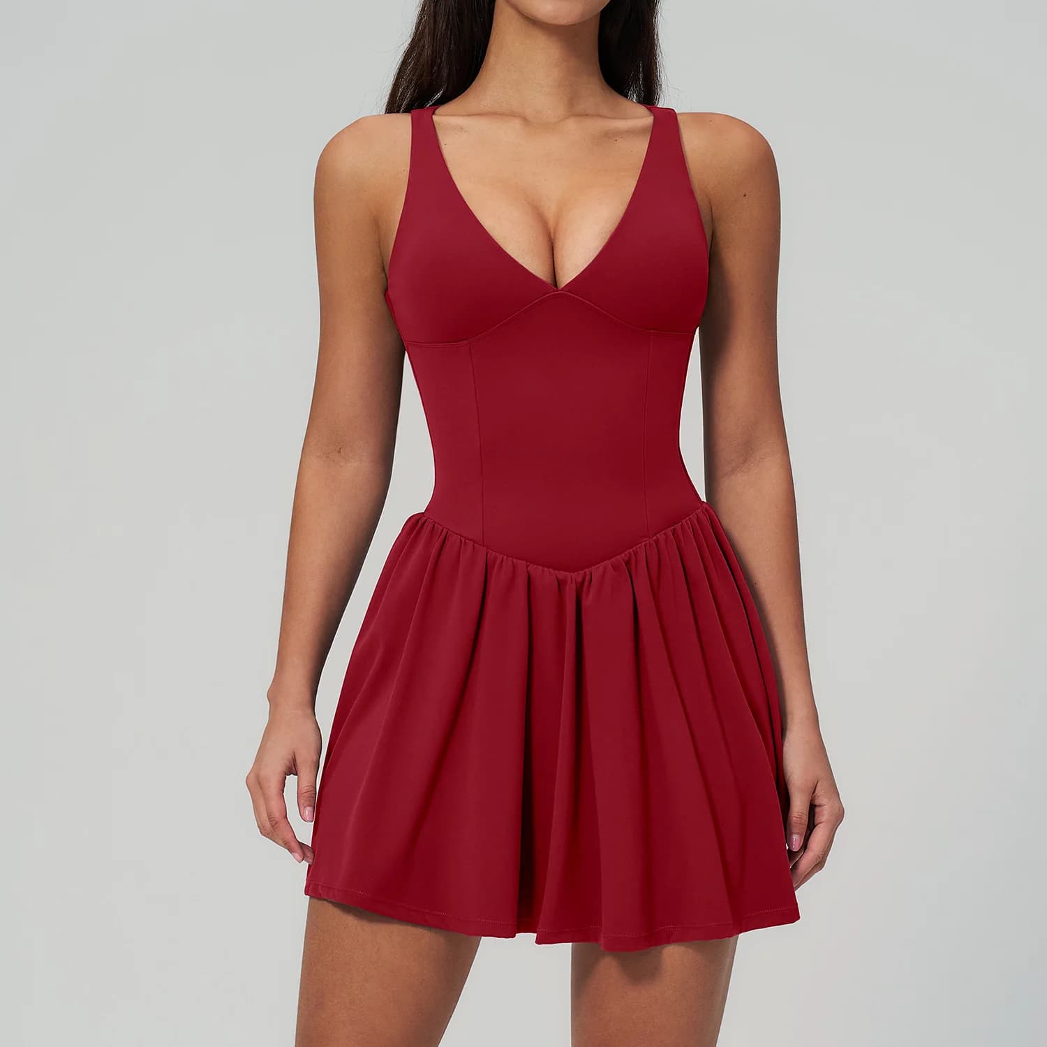 Completo da Tennis per Donna, Set Fitness, Completo Sportivo da Golf, Completo Yoga da Donna, Completo da Allenamento, Completo Casual da Donna, Tuta Intera Integrata da Palestra