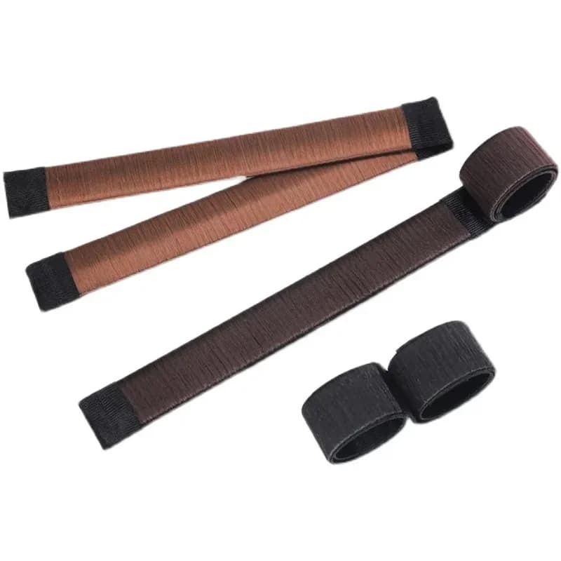 Disk Bigodin Roller for hair sandwich maker with French donut for women and girls, magic foam sponges DIY, accessories for styling tools with hair clip