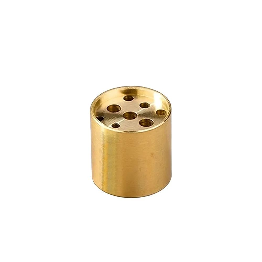 Supporto per incenso a 9 fori, bruciatore con raccoglitore di cenere, bruciatore di incenso rotondo, vassoio per incenso, piatto per bastoncini di incenso per fragranze domestiche