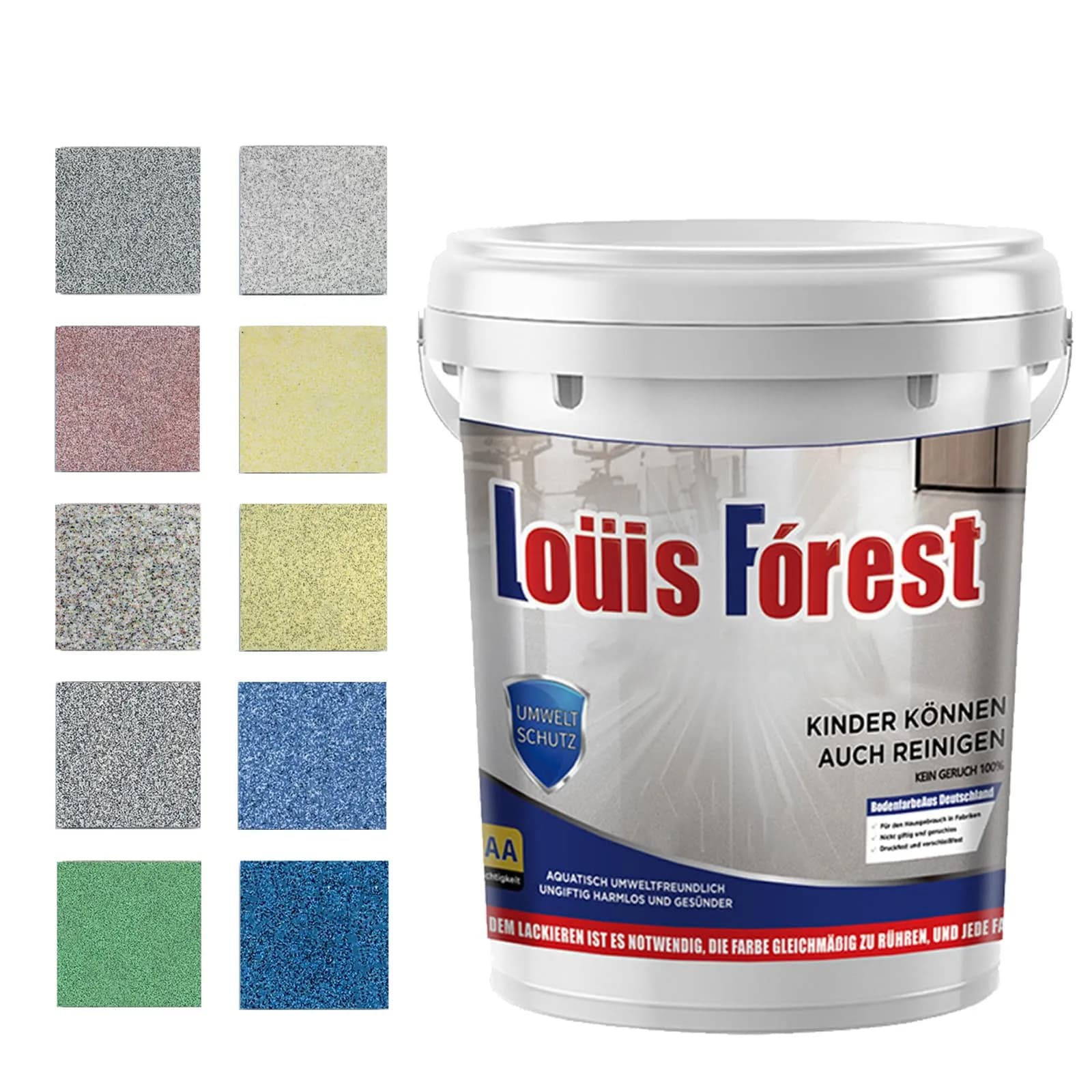 High Gloss Marble Effect Epoxy Floor Coating Waterproof Floor Paint Marble Garage Paint Waterproof Water Based Epoxy Coating