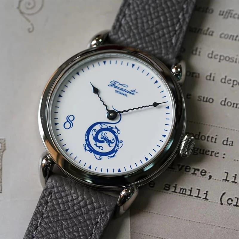 Orologio Automatico da Uomo FARASUTE 40mm, Orologio da Polso Meccanico Ultrasottile con Quadrante in Smalto Zaffiro, Micro-Rotore Hangzhou 5000 Drago