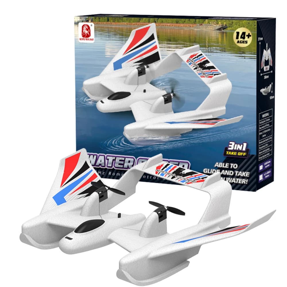 Waterproof Amphibious Gyroscope Stabilized RC Aircraft Boat EPP Foam Water Land Air Flying Air Flying Plane fixed wing toys gift for boys