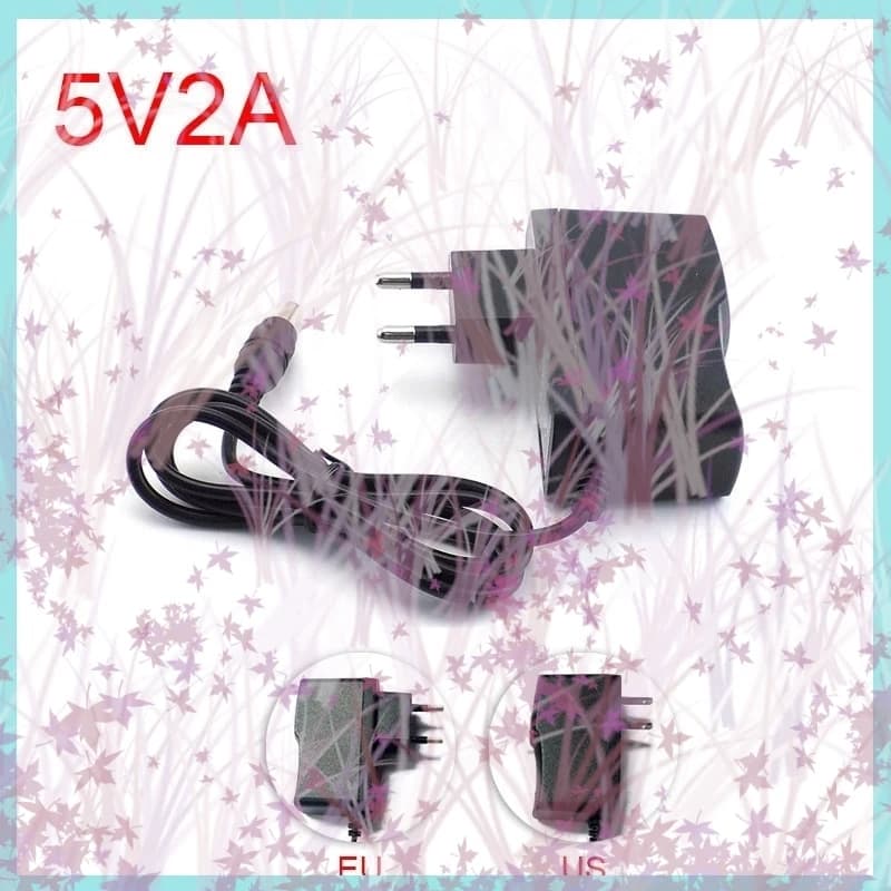 5V 2A 2000mA AC DC Power Adapter Supply EU Plug 100V 240V Converter wall charger 5.5mm x 2.1mm for LED Strip Light Camera B2