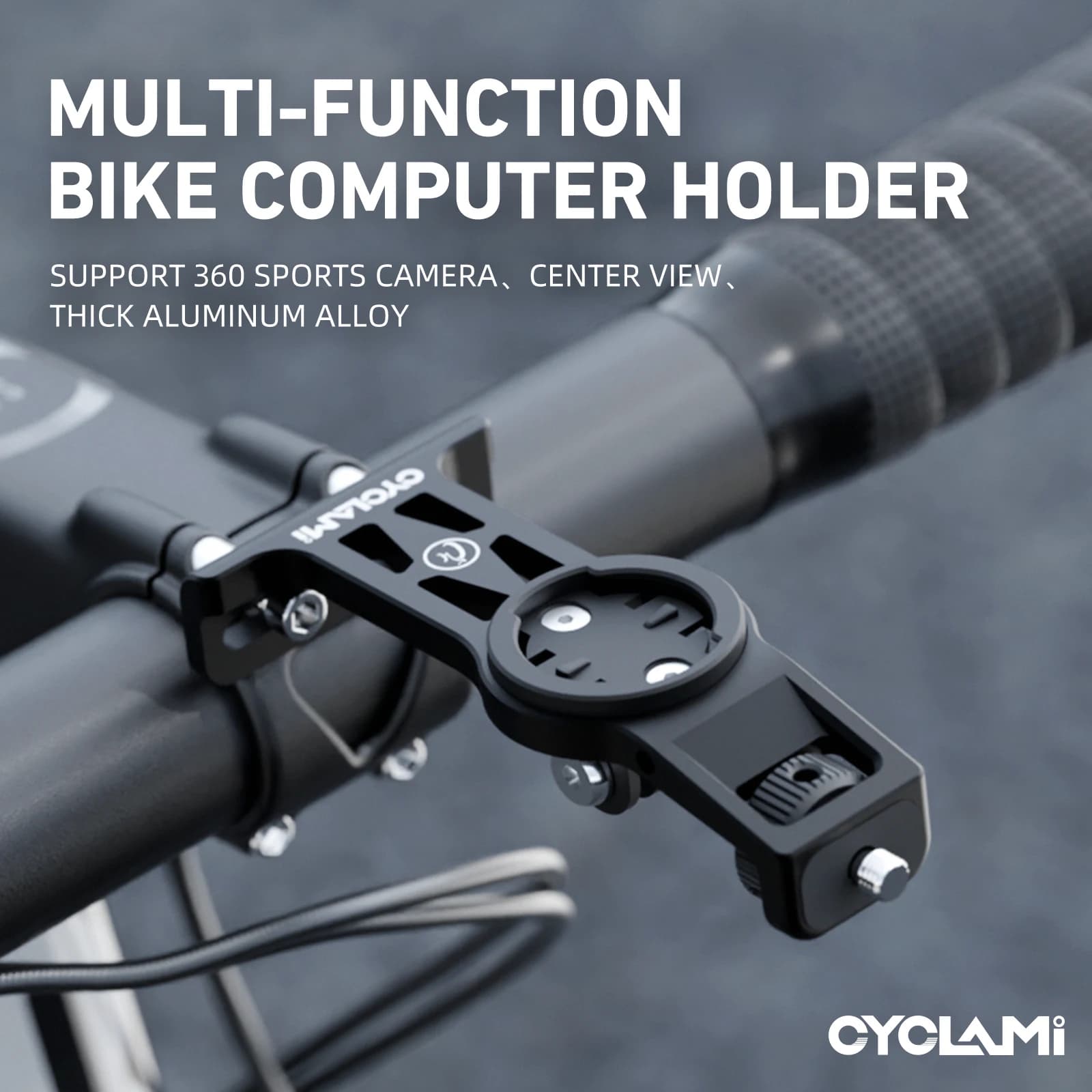 CYCLAMI S16 MTB Road Bike Light Support IGPSPORT Garmin Support 360 Camera Bracket Bicycle Accessories Support
