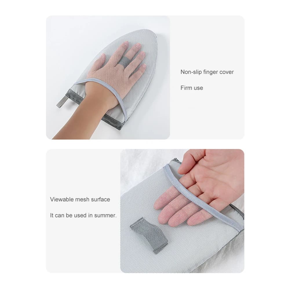 Guanto da stiro in tessuto resistente al calore per stiratrice a vapore, accessori anti-vapore per la stiratura dei vestiti