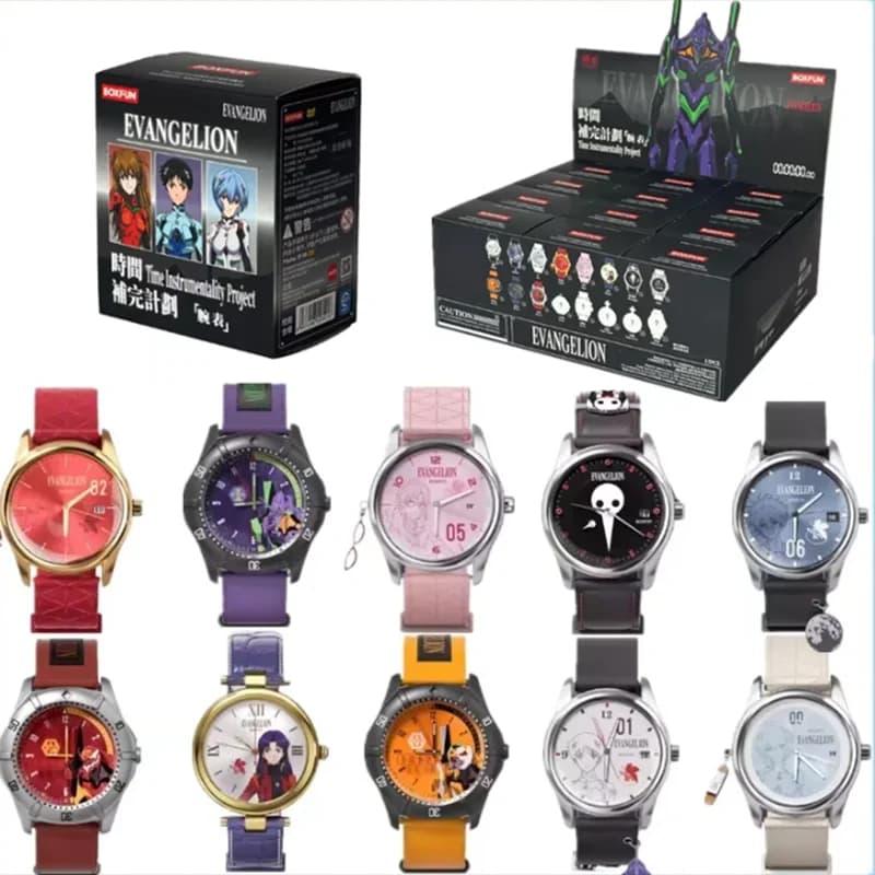 Disponibile - Originale BANDAI NEON GENESIS EVANGELION Time Completion Plan Series Orologio Blind Box - Modellini Personaggi Anime, Giocattoli, Regali