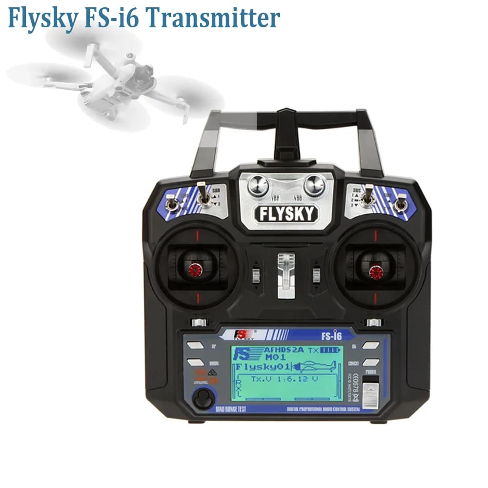 Flysky FS-i6 FS I6 2.4G 6ch RC Trasmettitore Controller FS-iA6 / FS-iA6B Ricevitore Per RC Elicottero Aereo Quadcopter Aliante