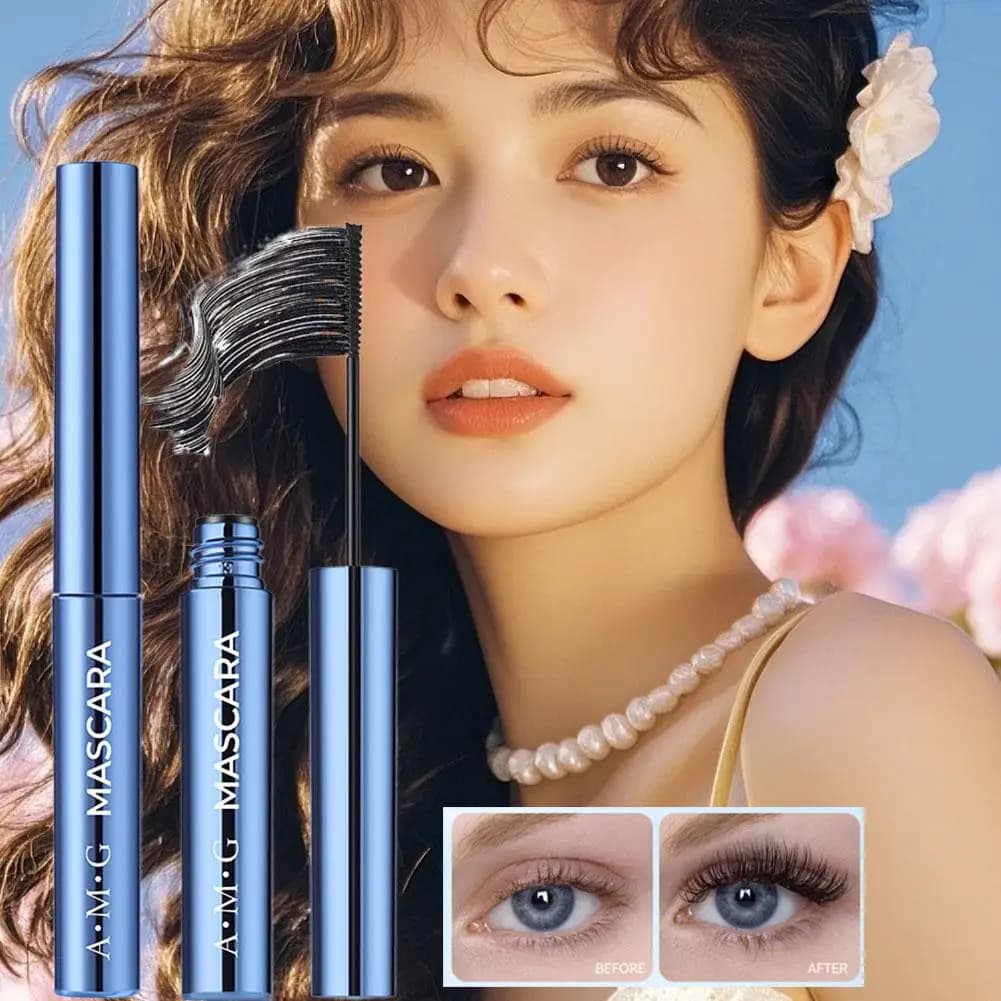 Mascara pieghevole marrone nero allungamento ciglia 3D nere estensione mascara ciglia durature impermeabili ciglia N6F8