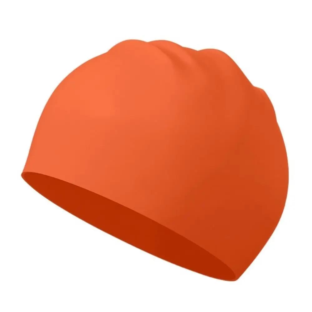 Swimming Equipment Waterproof Silicone Silicone Swimming Caps Long Hair Large Swim Caps High Elastic Diving Hat Bathing Caps