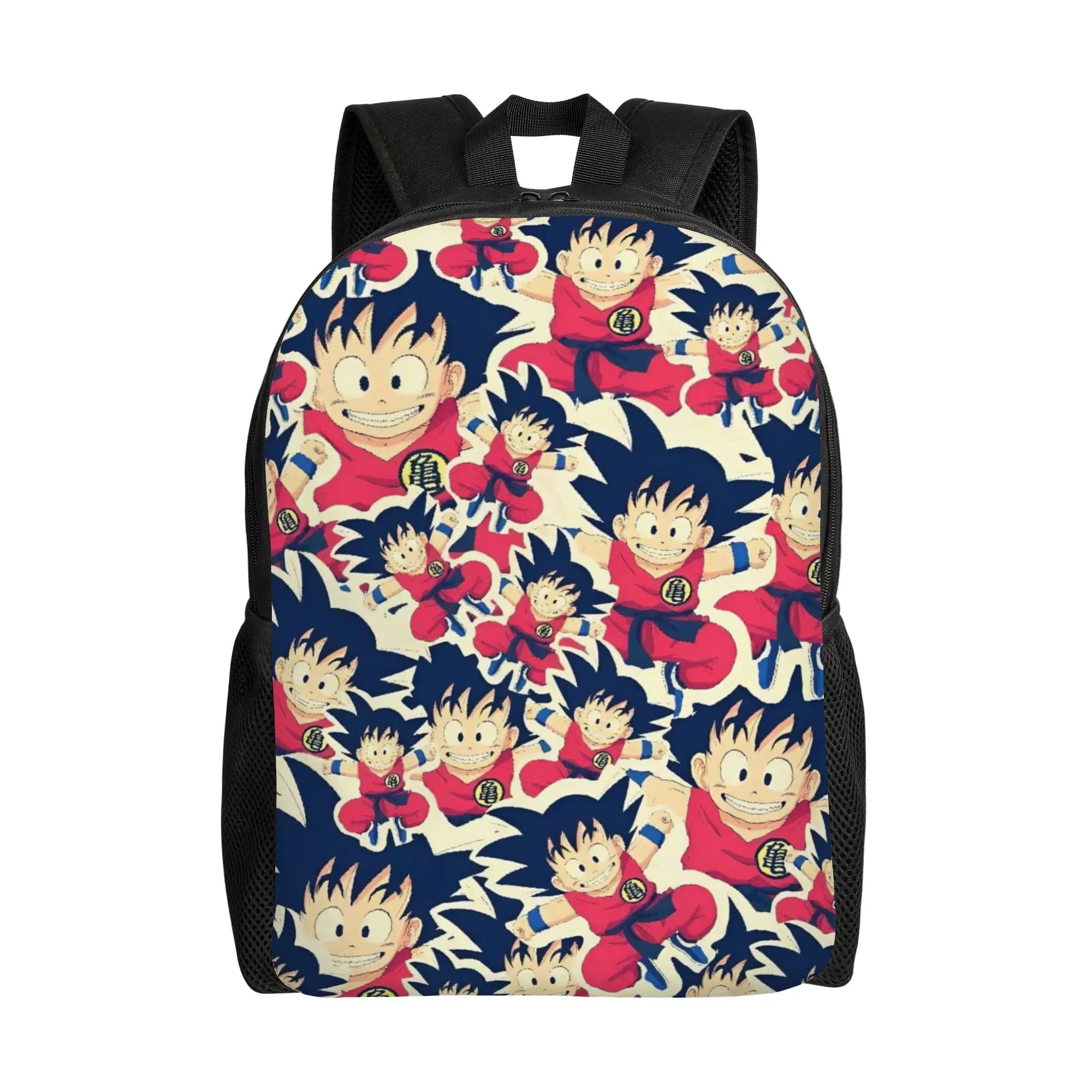 Zaino alla moda con motivo Dragon Ball Z Goku, zaino da viaggio per escursioni all'aperto, per uomo e donna, borsa a tracolla da college