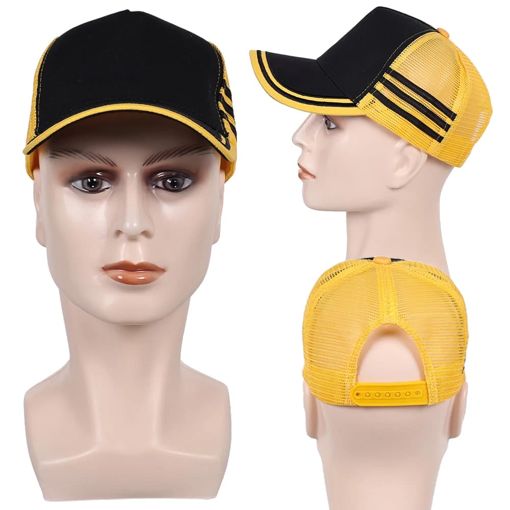Dustin Henderson Baseball cap Cosplay for men Network summer hat 2025 TV ST 5 Costume accessories Male pins for adults