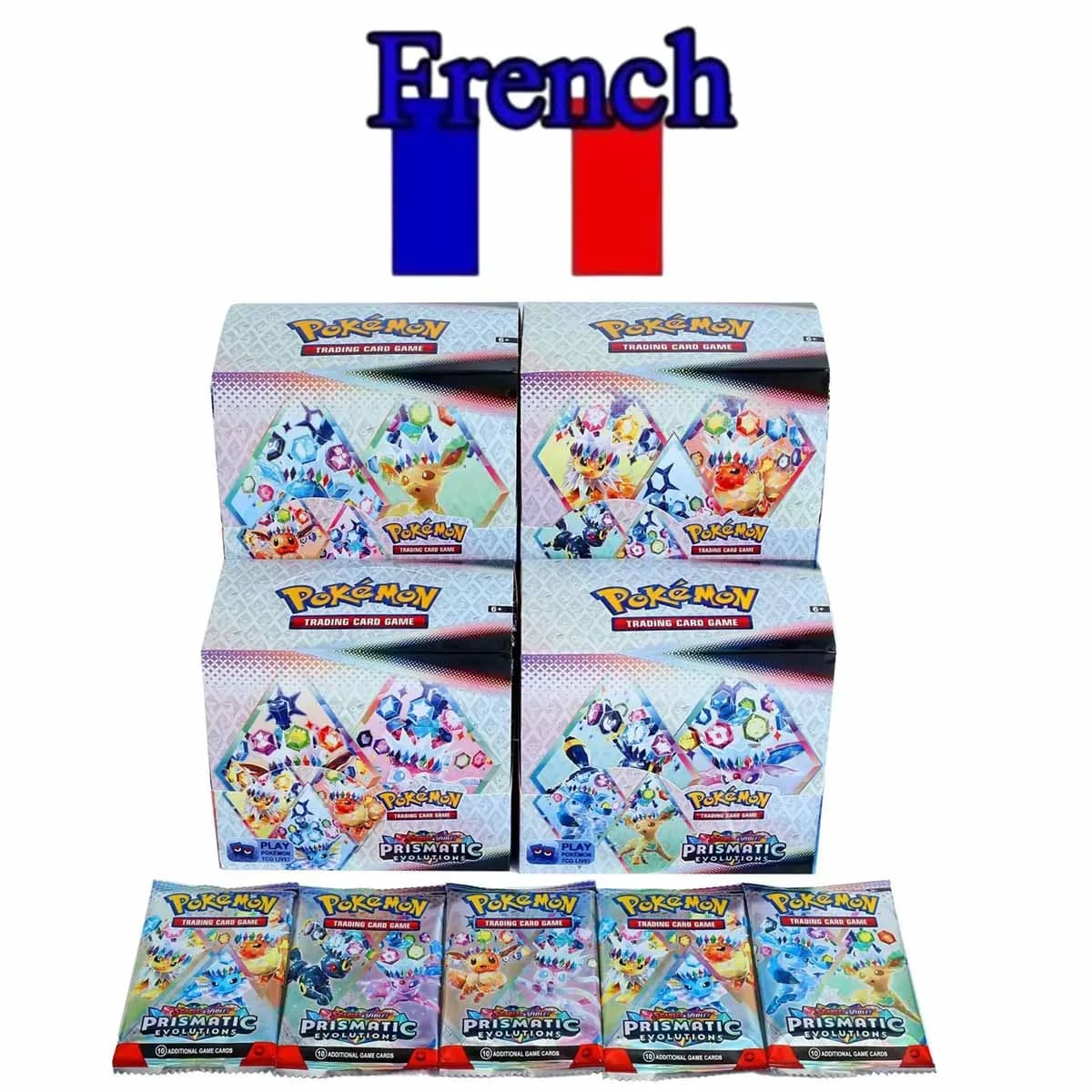 Pokemon Booster Box Francese 360 Pezzi Carte Pokémon TCG Evoluzioni Prismatiche Scarlatto e Violetto Battle Booster Carte da Collezione Regalo
