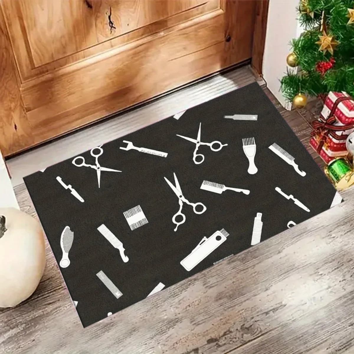 Theme Mat Styling Hair - Design Non-slip with Hair dryer, Iron Hair and Plate, Soft, Suitable for Kitchen, Bathroom